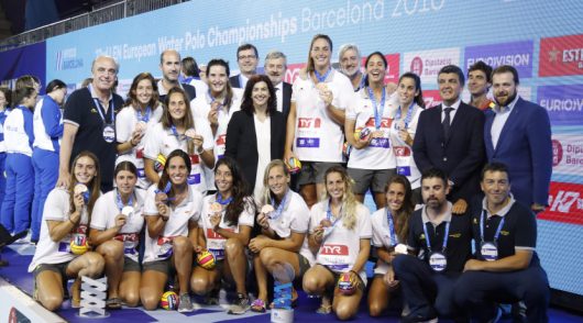 bronze waterpolo femení europeu barcelona