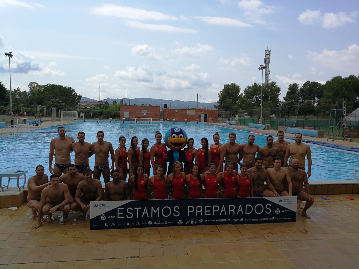 seleccio waterpolo femení i masculí Europeu 2018