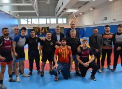 El president del CSD, José Manuel Rodríguez, visita el CAR acompanyat del conseller d’Esports, Berni Álvarez