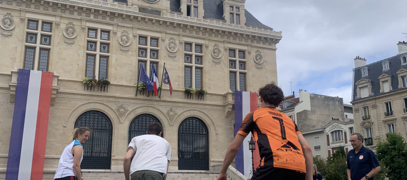 Activitat d’hoquei patins al feSPORT de París 2024