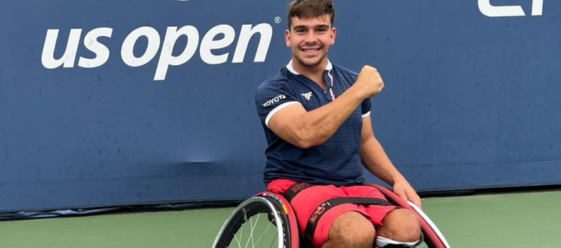 Victoria de Martín de la Puente en dobles en el US Open